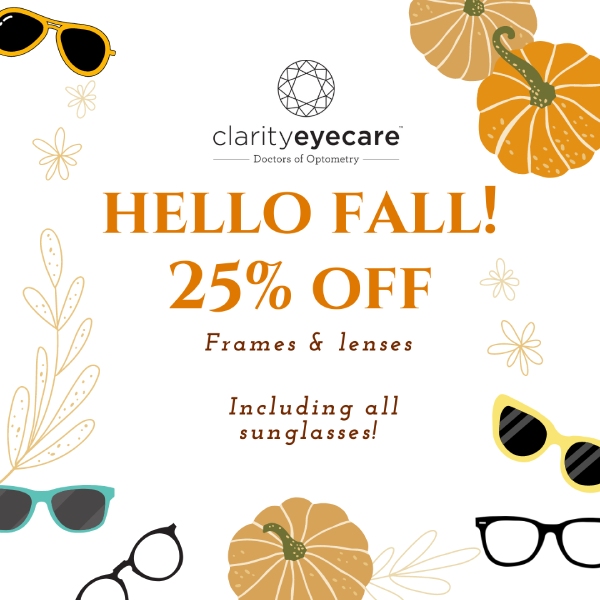 25% Off Frames & Lenses